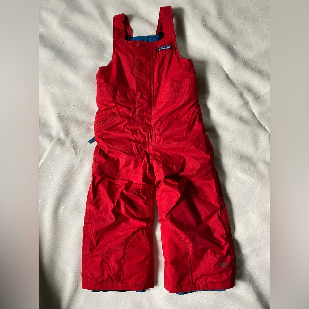 Patagonia  Snow Pile Bib H2no - red